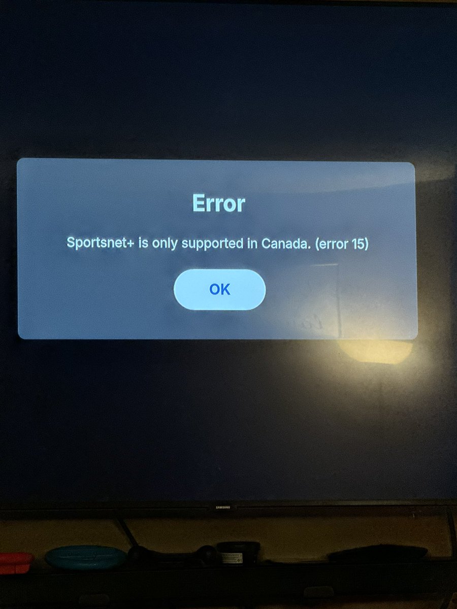 DarrellQ's tweet photo. @Sportsnet thank guys!! Just ruined my Friday night of my long weekend!!! Last I checked I lived in Canada https://t.co/QvPZixWv0q
