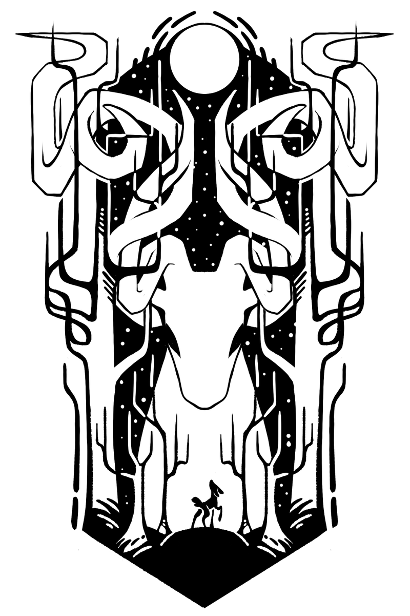 chimeradaydream's tweet photo. i started having a lot more fun with and confidence in my art/designs when i leaned into what i love (ornament, organic flowing shapes, Just Animals) vs what i thought it should be. it took like 2 years and trusting the unconscious process but these feel Cohesive and Related https://t.co/WbGyZ4cznz