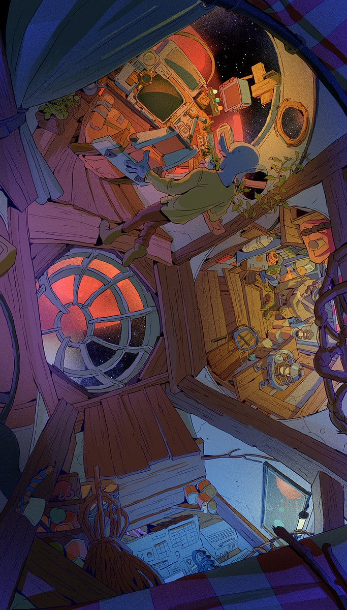 automeruz's tweet image. (5 years late, covered in sweat) GUYS.... I just played outer wilds
