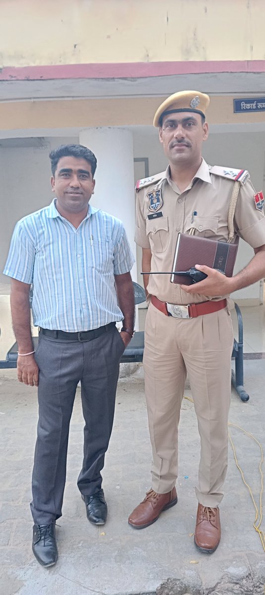 I7raj's tweet photo. NCC training always plays a significant role in shaping your life. My dear friend, Sub-Inspector Sandeep Basera, who underwent NCC training with me, is the only Sub-Inspector in Jaipur district to be entrusted with the command of a police station.
@HQ_DG_NCC 
@NCCDteRajasthan https://t.co/Tl0cTM0c0e