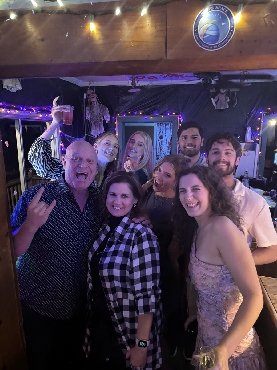 SeanTPendergast's tweet photo. When your son is at a bachelor party in Arizona but you run into a bunch of his college friends at Lizzard’s.. great night! https://t.co/sOR5X4zuNX
