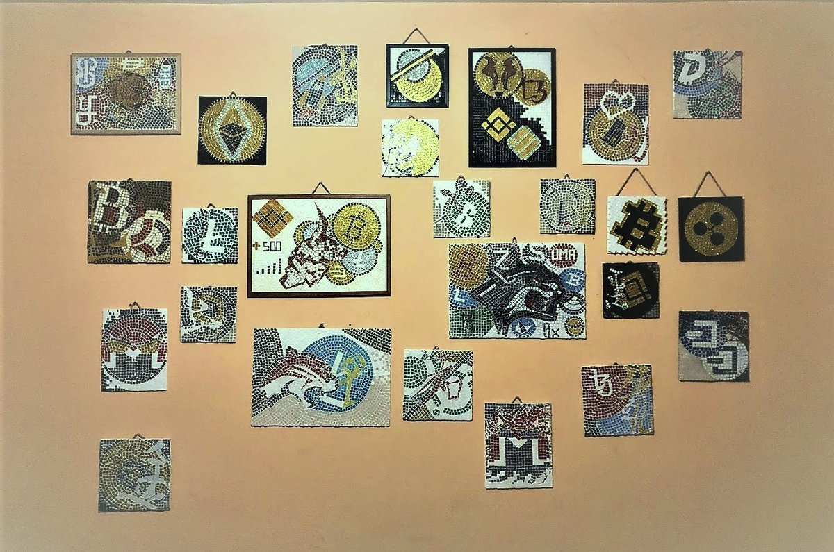 milevbtc's tweet photo. Part of my handmade cryptomosaic collection made of high quality German reflective ceramics . - For sale
#Mosaic #mosaicart #ceramic #cryptomosaic #handmade #UniqueTimeline
Insta - milevbtc + mosaicsbg
https://t.co/HFk9YRH28d https://t.co/B9x1ei9pgQ