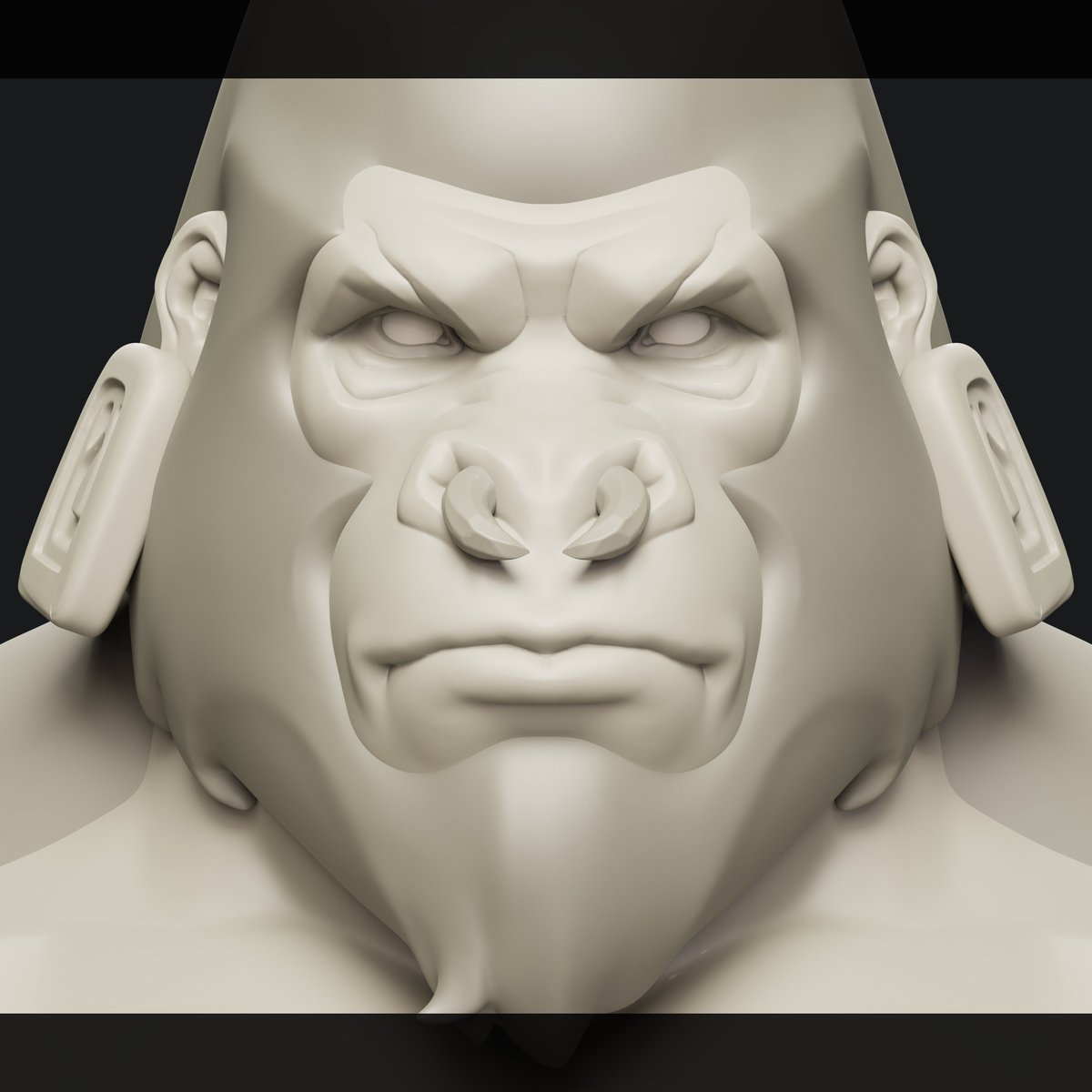 preparation of renderings of the kibali sculpt. Soon to be published <a href="/pierrick_picaut/">Pierrick Picaut</a> 🦍
youtube.com/watch?v=4n48e8…
#Blender #characterdesign #rendering