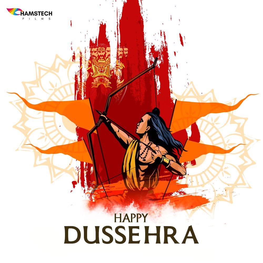 Wishing you a very #HappyDussehra! 
May there always be the victory of good over evil. ❤️‍🔥🏹