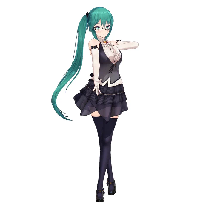 この頭直線ポーズ好き<(C)Appland, Inc.> 