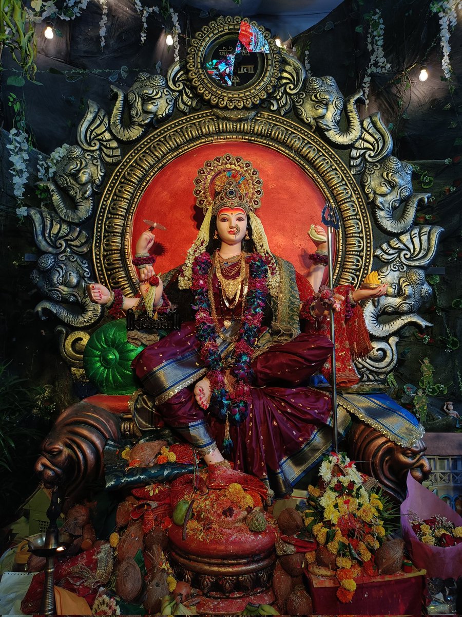 swatitheactor's tweet image. Thankyou Prashant foundation and tatva events for this honour... Jogeshwari chi rajmata #NavratriBlessings #EVENT #festival #guest #honour