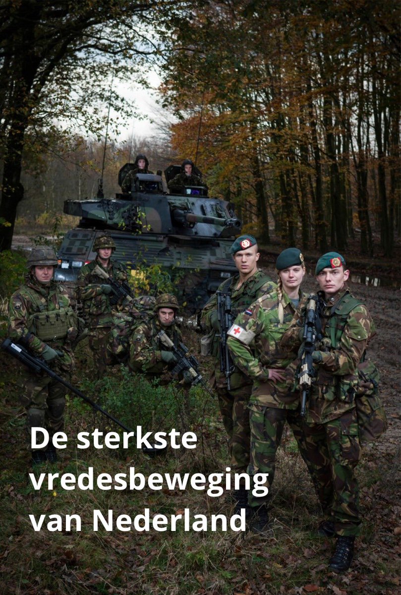 De sterkste vredesbeweging van Nederland! 
(Inspiriert von @diereserve; vielen Dank!)