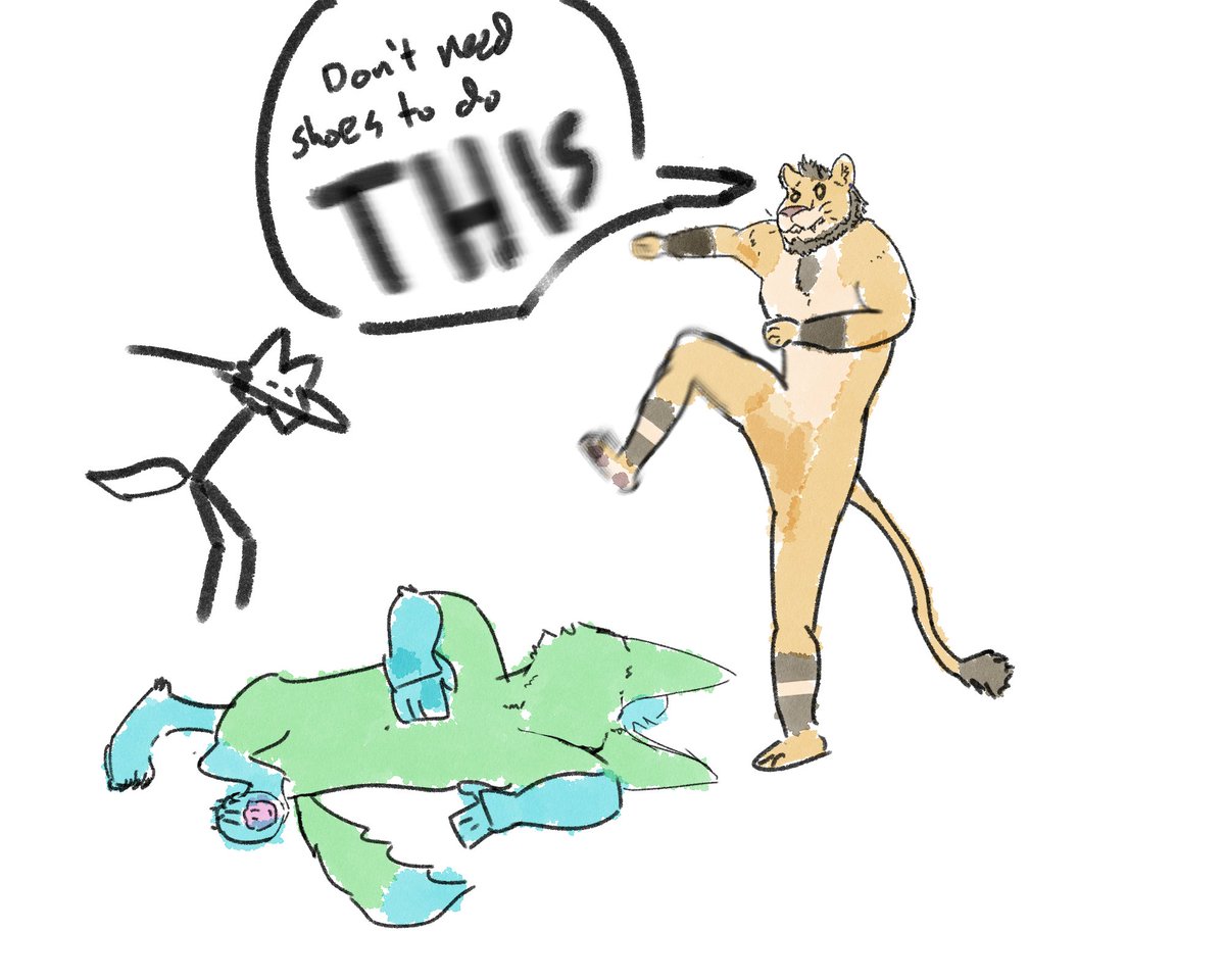 Fox Thief Bran (@foxthiefbran) on Twitter photo Kusa made me try to draw gym shoes - and then he made me draw this with a Sketch Redeem. I can't believe this is the first art of my sona outside of the ref sheet...
<a href="/Kusalite/">Kusalite on BSKY</a> Thanks for the redeem! Kusa made me try to draw gym shoes - and then he made me draw this with a Sketch Redeem. I can't believe this is the first art of my sona outside of the ref sheet...
<a href="/Kusalite/">Kusalite on BSKY</a> Thanks for the redeem!