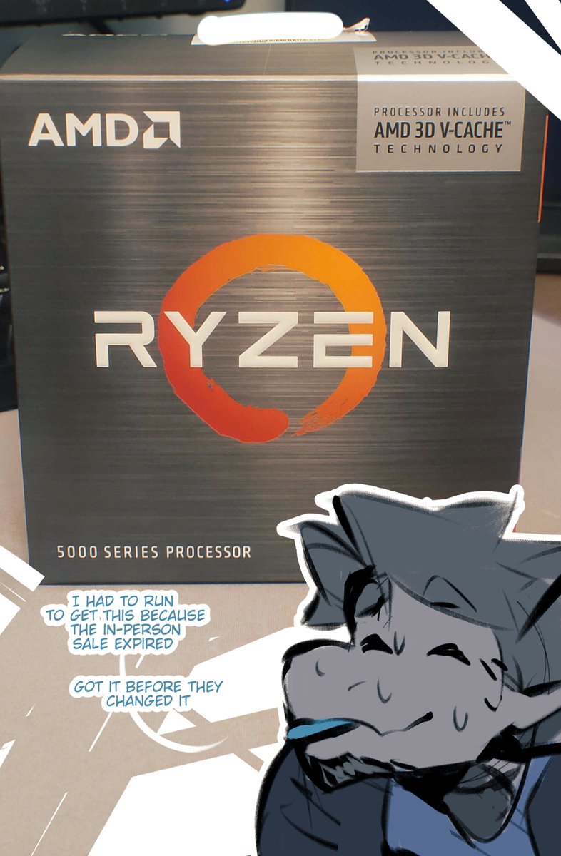 Skailodon's tweet photo. I broke a sweat for this cpu upgrade ajkdfjaskd https://t.co/LyNVTaiAsQ