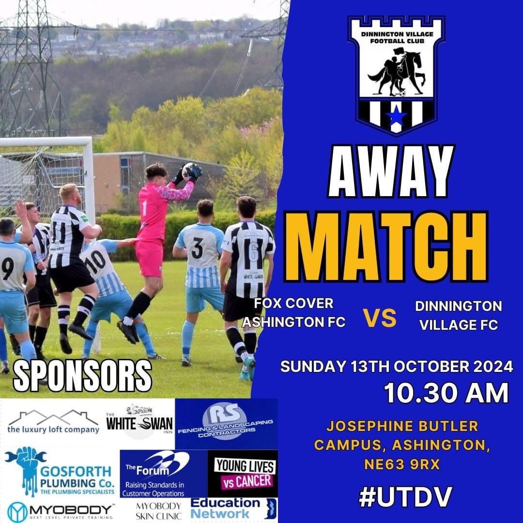 Sunday we go again against Ashington Foxcover, this time in <a href="/Cdsfl5/">CDSFL</a> league action. Very even game last time the sides met in the cup only separated only on penalties. The village looking to build on last weeks league win and start getting points on the board

#UTDV