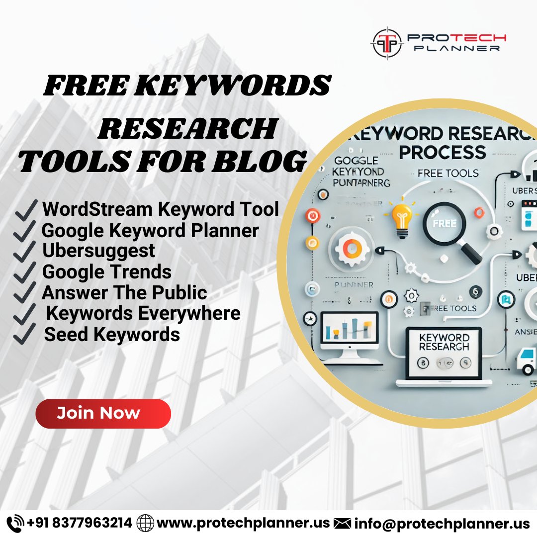 Pro_techDigital's tweet image. Free keywords research tools for blog boost your business with online with us!!
For more details #contactus
☎: +91 8377963214
📧: info@protechplanner.us
🌍: protechplanner.us

#webdevelopment #marketing #softwarecompany #keywordplanning #protechplanner #keywordresearch