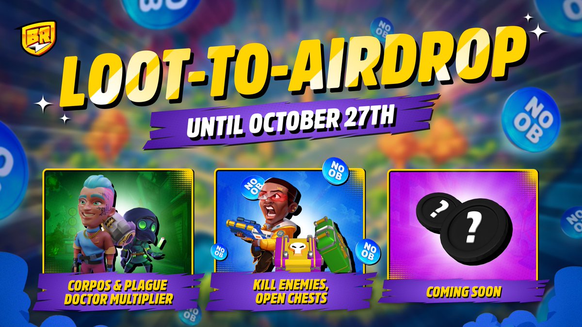 🚨 LOOT-TO-AIRDROP SEASON 2 &amp; 3 IS HERE! 🚨

Two weeks of non-stop action awaits, with a HUGE twist in the final week of L2A! 👀

1 $NOOB IN GAME = 1 $NOOB IN WALLET
Fully unlocked at TGE, no vesting! ✅

We dare you to stick around and find out.