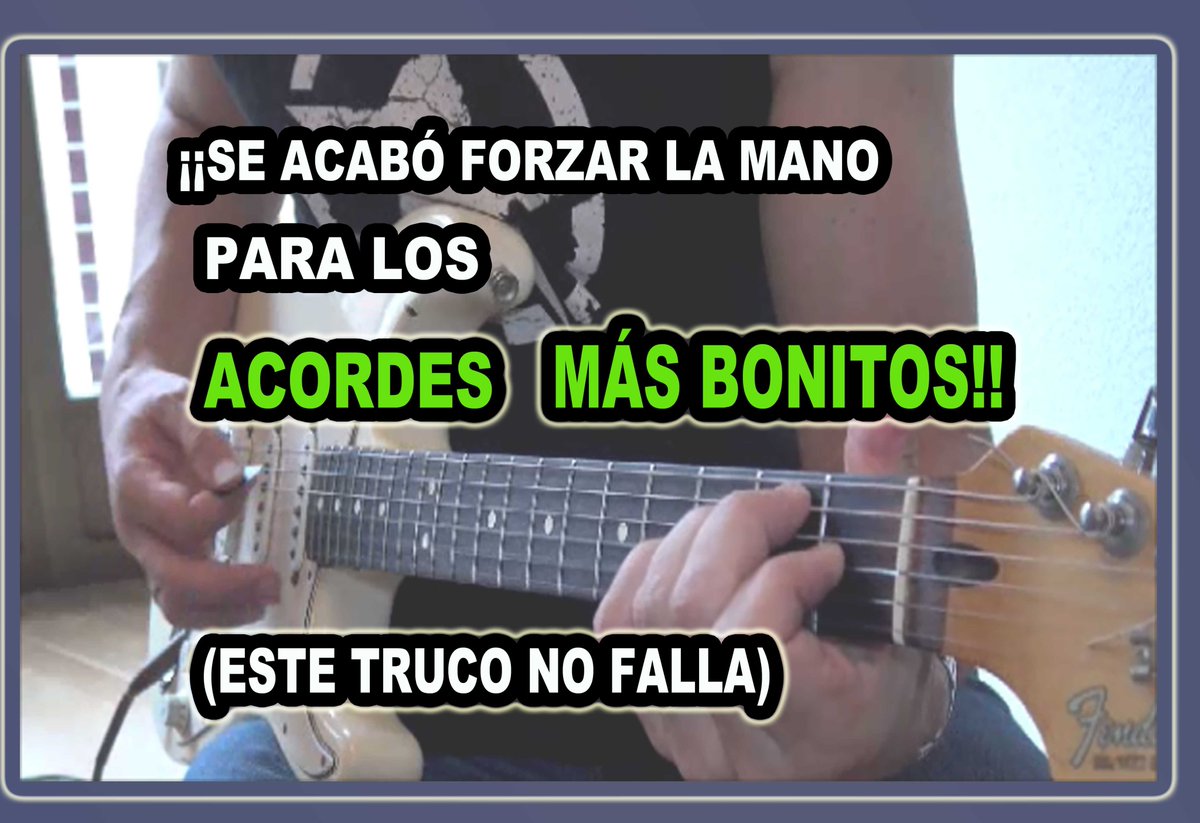 UN TRUCAZO PARA HACER TUS ACORDES MÁS BONITOS SIN ROMPERTE LA MANO (Que ... youtu.be/7nJby0eaR5A?si… a través de <a href="/YouTube/">YouTube</a>