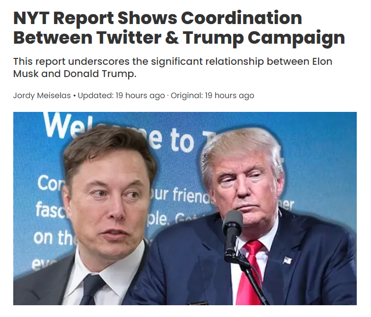 Is twitter also suppressing this story originally reported in the NYT?
Looks like people with huge accounts who share the actual link are getting hardly any views?

Can you see this post?
If you reshare it, does it get any views?