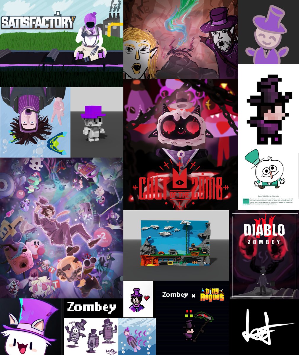 Alles gute zum Geburtstag und danke <a href="/Zombey/">Zombey 🎩</a> für die bisherig gute Zeit. Hab´s leider wirklich nicht geschafft was neues zu zeichnen weil so n vollwertiges Bild schon seine 5-10h in Anspruch nimmt :^] 
Fand aber die Collage-Idee von <a href="/Ein_Sandkorn/">Sandkorn</a> sehr cool. &lt;33 genieß den Tag.