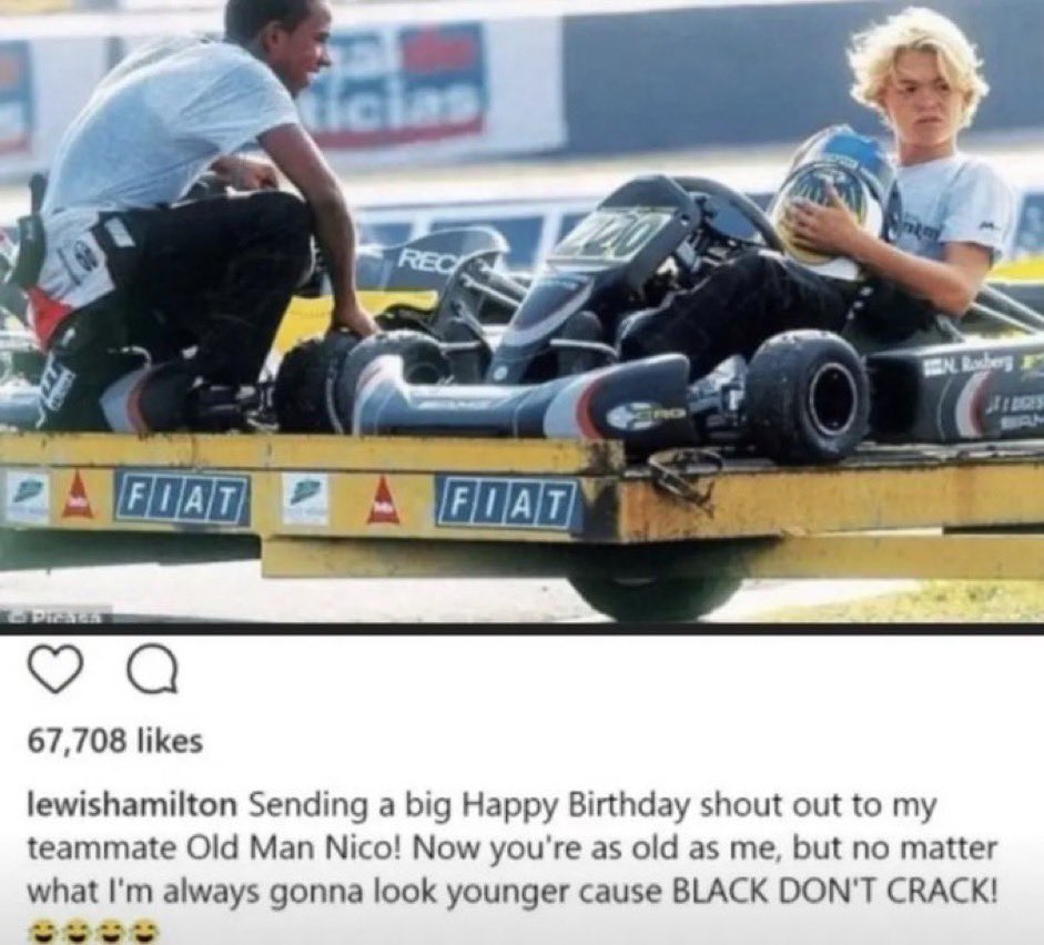 mercedarri's tweet photo. lewis hamilton after posting this: https://t.co/K9GQJEEKyj