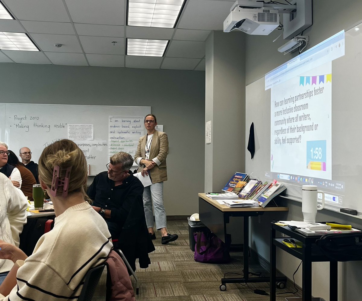 Professional learning focused on writing &amp; inclusive learning environments for all grade 6 teachers in HRCE - great work by our literacy team in leading this! <a href="/HRCE_NS/">Halifax Regional Centre for Education</a> @HrceLiteracy