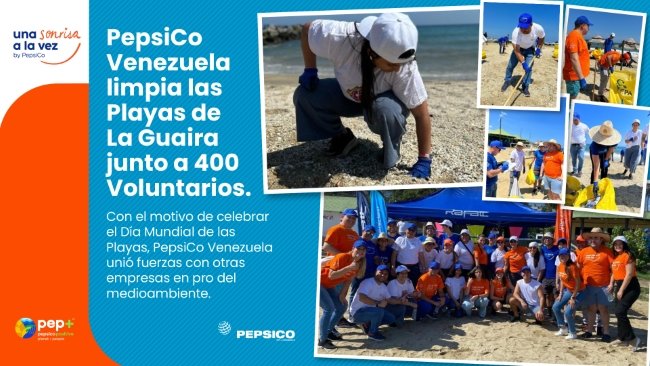 gourmeturbano's tweet photo. #RESPONSABILIDADSOCIAL #VENEZUELA #BEBIDASFRIAS 🥤| PepsiCo Venezuela limpia las Playas de La Guaira junto a 400 Voluntarios multiempresariales
https://t.co/qKehZsWBZT https://t.co/qdtYeMukjv