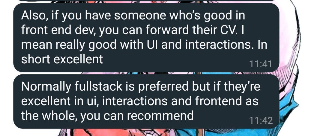 sherlock2045's tweet image. Btw btw je cherche un profil comme ça. Le poste est à Douala Akwa, pas de télétravail ( peut se négocier ? ).
Le salary range c&apos;est 300k-600k. ( À négocier )
#CaParleDev