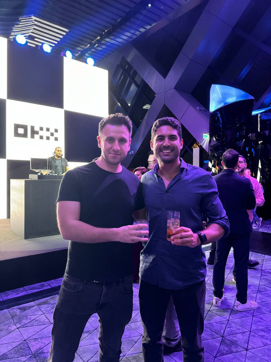 ErhanKOfficial's tweet image. Had an awesome time meeting some amazing people from the @okx team - @Aly @serifalienes last night at their Dubai Launch Party 🇦🇪

Big congratulations to the @okx team!