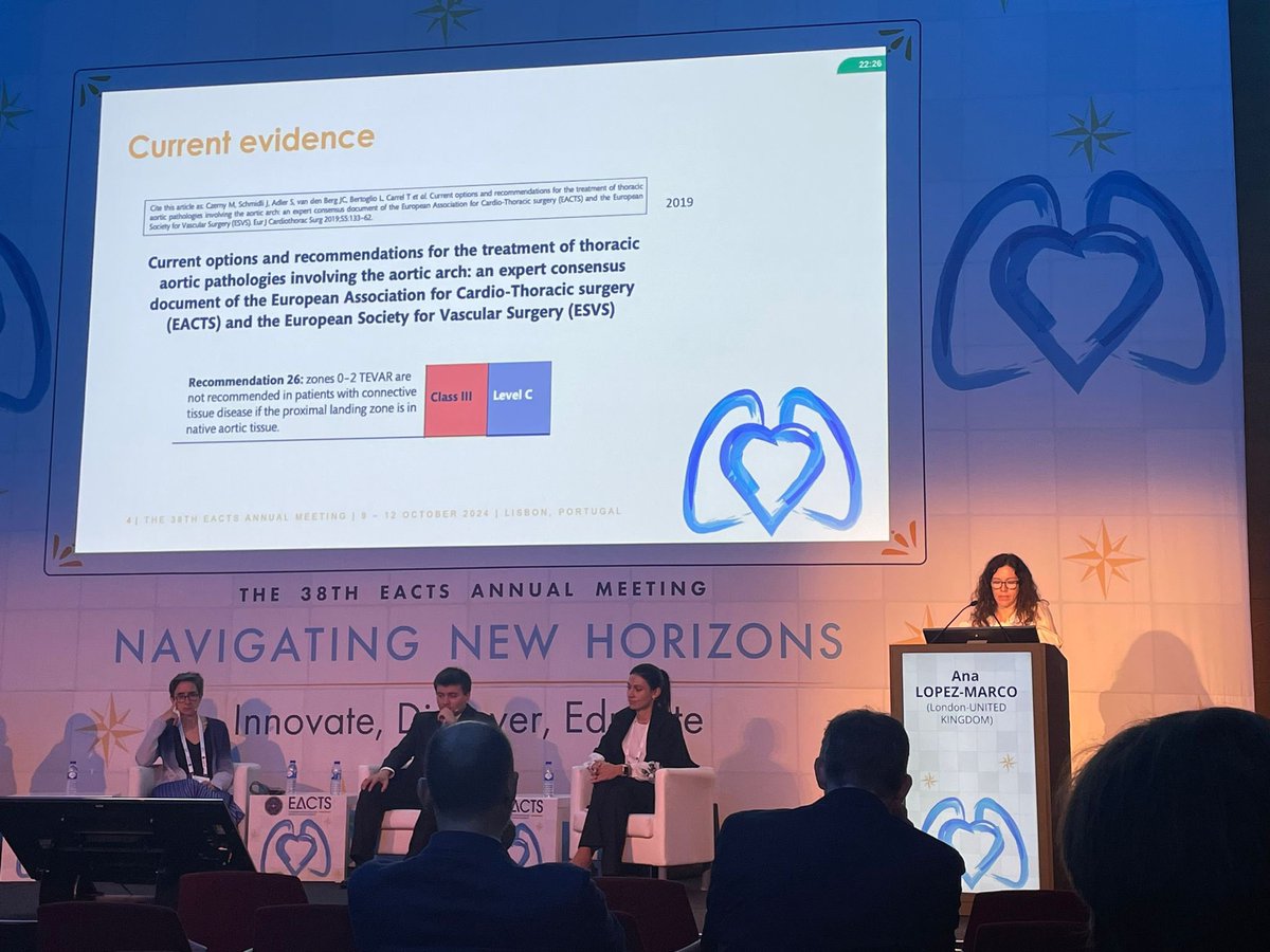 Interesting debate about endovascular role for patients with HTAD….I had to deffend the CON #eacts #eacts2024 <a href="/EACTS/">EACTS</a>