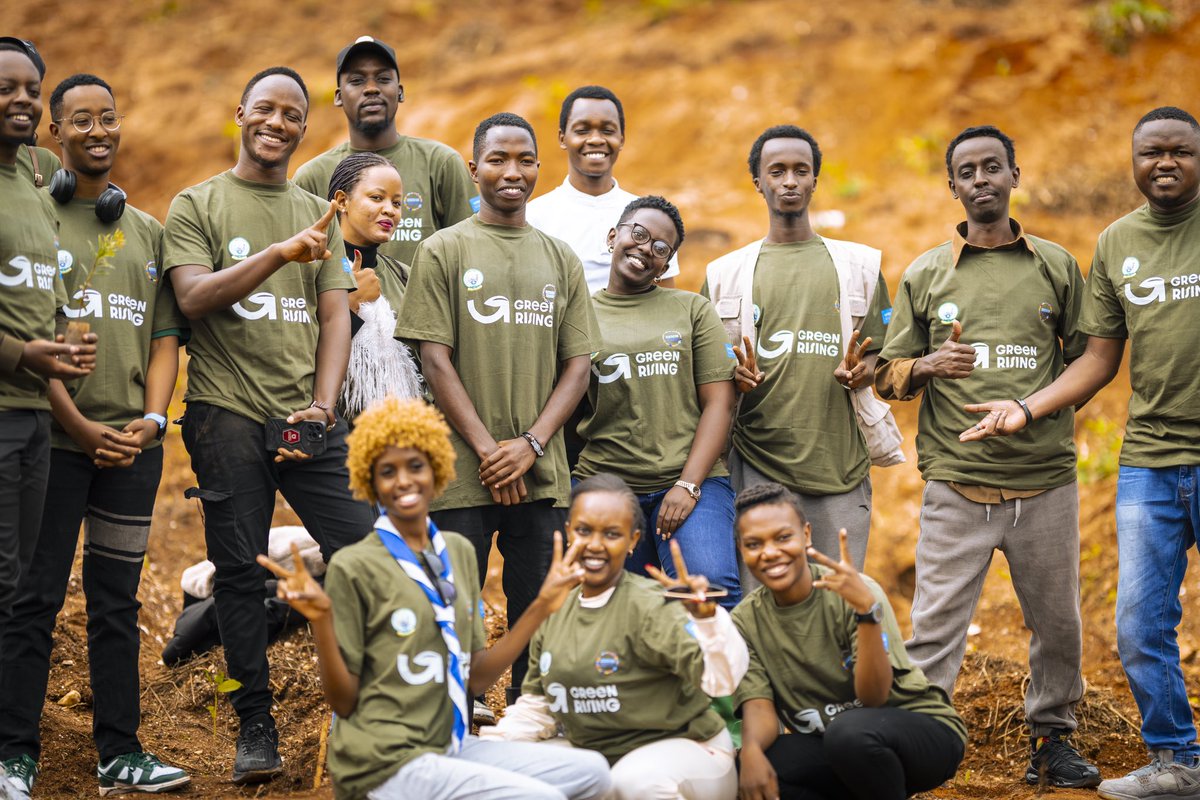 Today, we proudly joined other youth in a Special #Umuganda for youth in <a href="/GisagaraDistr/">Gisagara District</a> , where, together with <a href="/RwandaYouthArts/">Ministry of Youth and Arts | Rwanda</a> , <a href="/unicefrw/">UNICEF Rwanda</a> , partners and members of our #GreenRisingRwanda coalition, we planted 11,200 trees! 🌳🌱

With support of our trained Green Rising