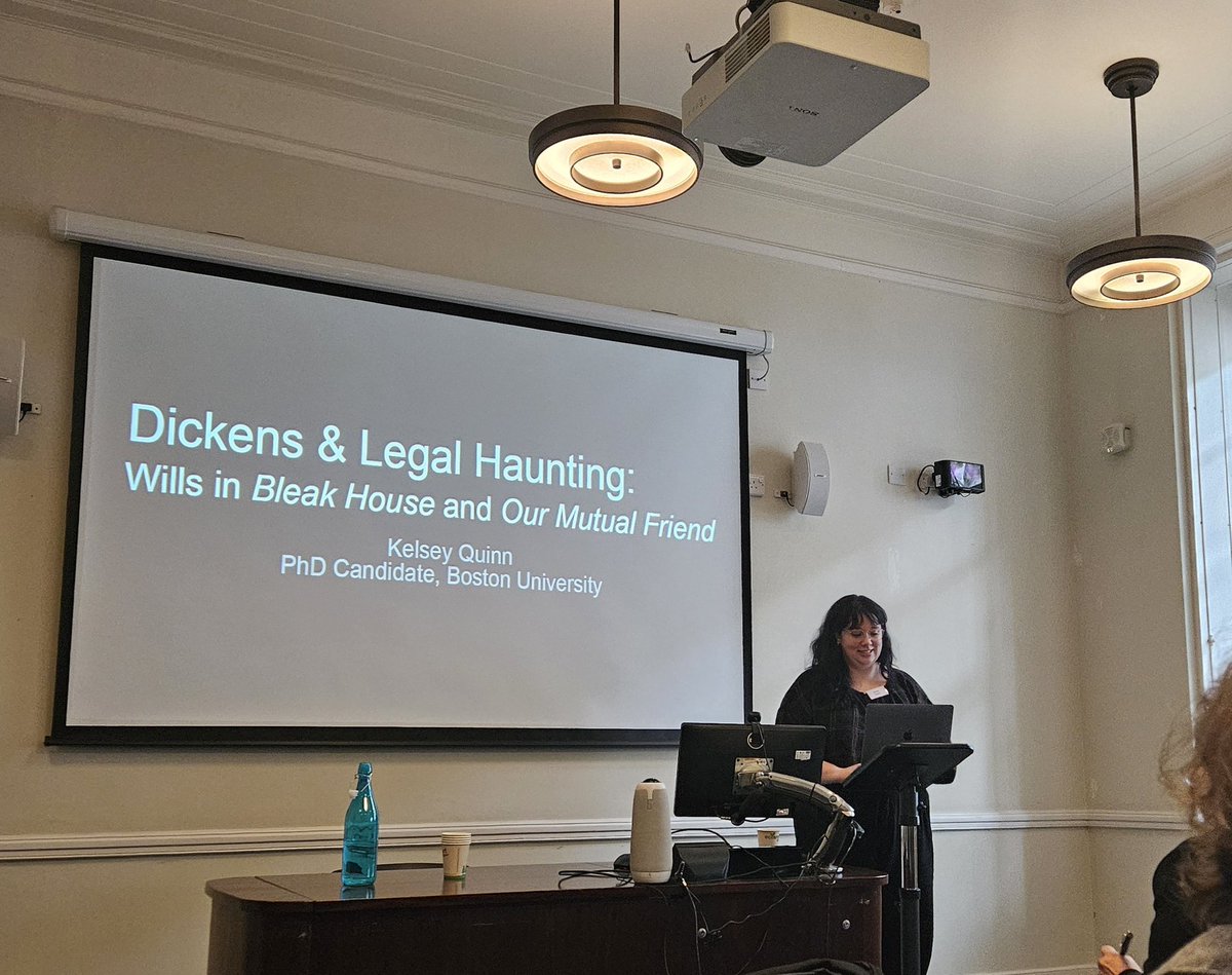 <a href="/kelseygquinn/">Kelsey G. Quinn</a> discusses how through the idea of "the will" (legal)  Dickens prompts us to consider redistribution of wealth and property as the deceased tangible presence in the lives of those they leave behind 🧐📃✒️  Gothic secrets and action are propelled by these documents