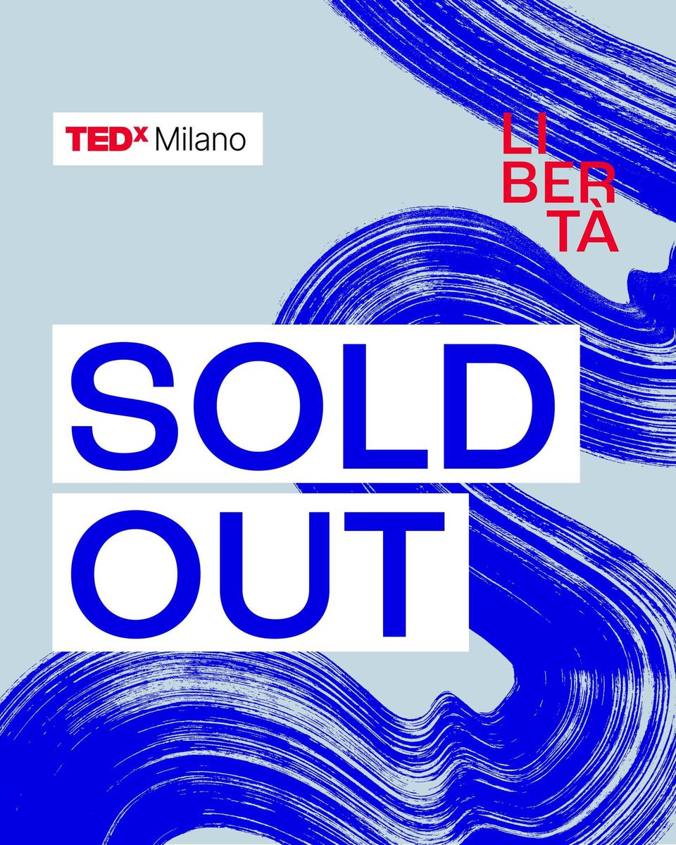 ❌ I biglietti della conferenza TEDxMilano 2024 "Libertà" sono 𝐒𝐎𝐋𝐃 𝐎𝐔𝐓! ❌

Abbiamo attivato la lista di attesa: se si libera un posto sarete contattati in base all'ordine di prenotazione.

#tedxmilano #tedx #libertà #11ottobre2024 #11ottobre
