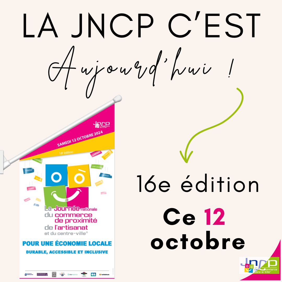 [JNCP 2024] 

La 16e édition de la JNCP, c'est aujourd'hui ! 🚀

Toute l'équipe de l'Association JNCP vous souhaite de passer une excellente Journée 😉

#JNCP #JNCP2024 #Commerce #Artisanat #centreville #économielocale