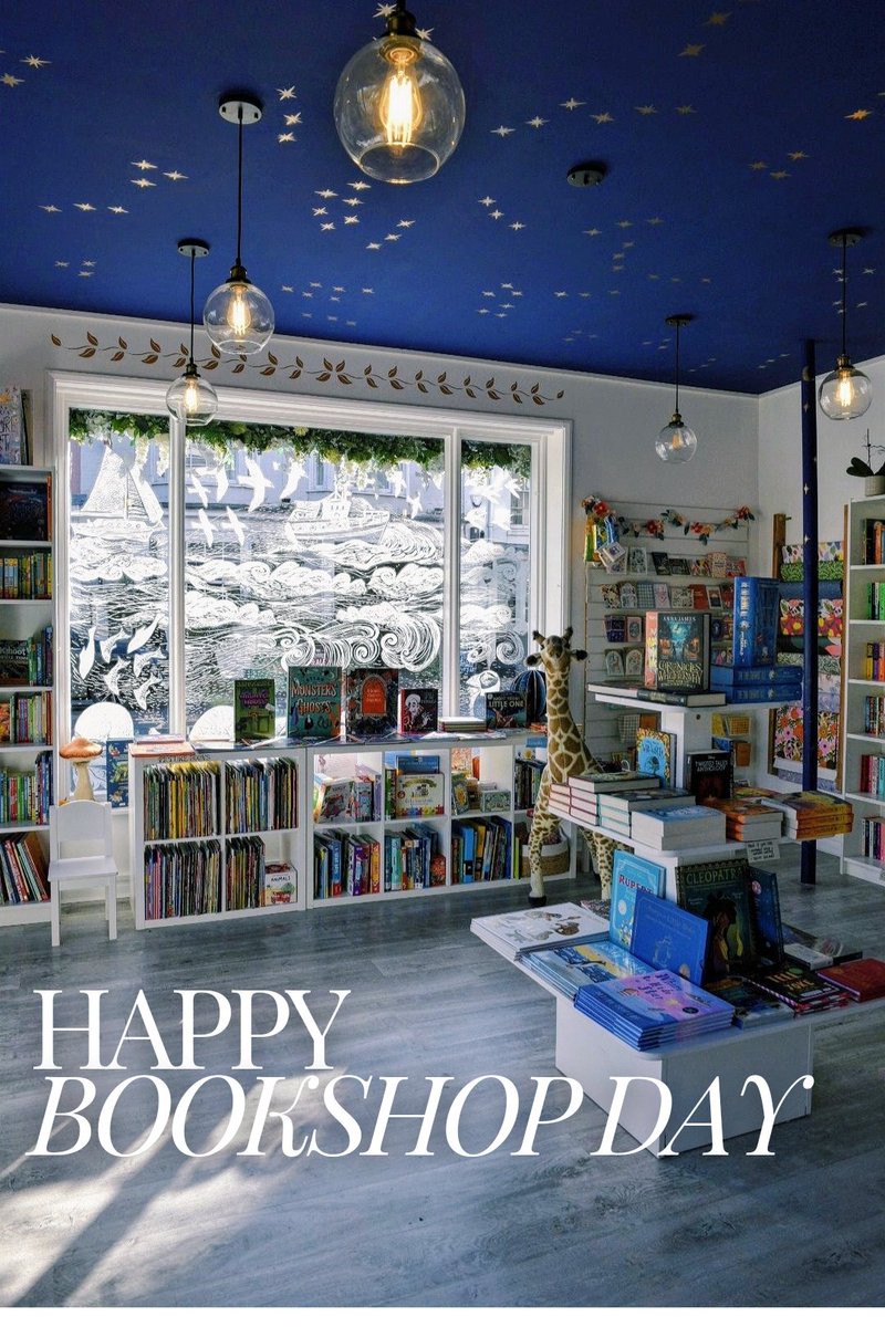 Happy #BookshopDay 📚

One of our favourite days of the year!

We've got 10% off all books and vinyl in our shops today, with lots of freebies to give away too!

We hope you'll join us in celebrating bookshops everywhere. Books are magic ✨