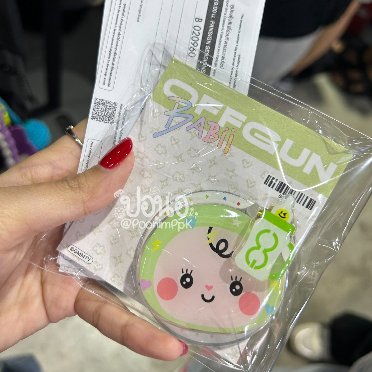 PoonimPpK's tweet photo. ถ้าได้ไซน์ออฟกันวันนี้ แจกgiptok ยัยบี๋1อัน สุ่มจากรีทวิตนี้เลยค่ะะ💚

#BookExpo2024xGMMTV 
#BookExpo2024xOG https://t.co/wL6wrEMIOk