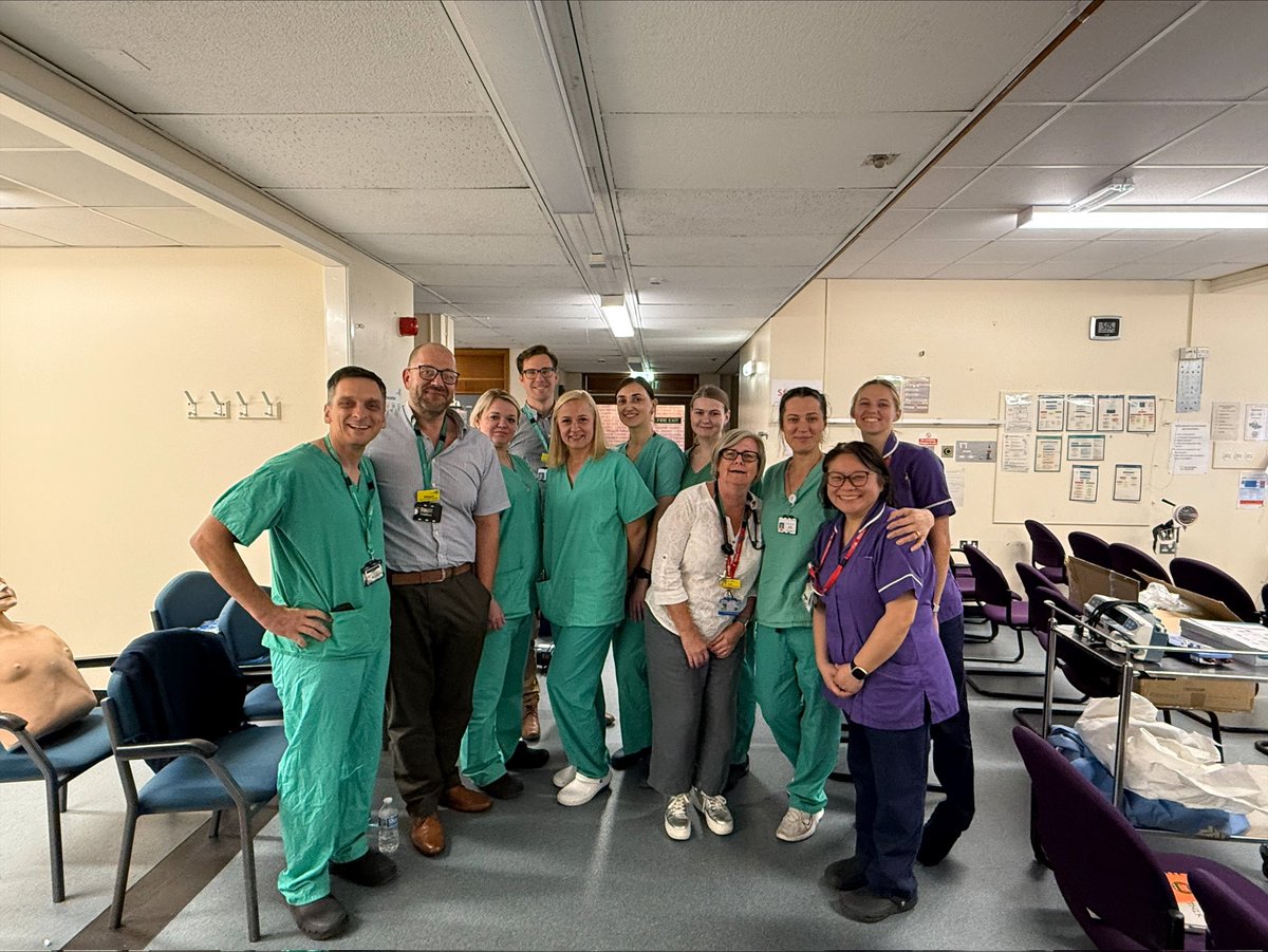 Delivering Cardiac Advanced Life Support education yesterday to a visiting team of Cardiac Nurses from Lviv, Ukraine (pictured with faculty) alongside a large MDT delegation from Nottingham, Leicester and Coventry was a privilege <a href="/nottmhospitals/">Nottingham University Hospitals</a> <a href="/IrynaRybinkina/">Iryna Rybinkina</a>