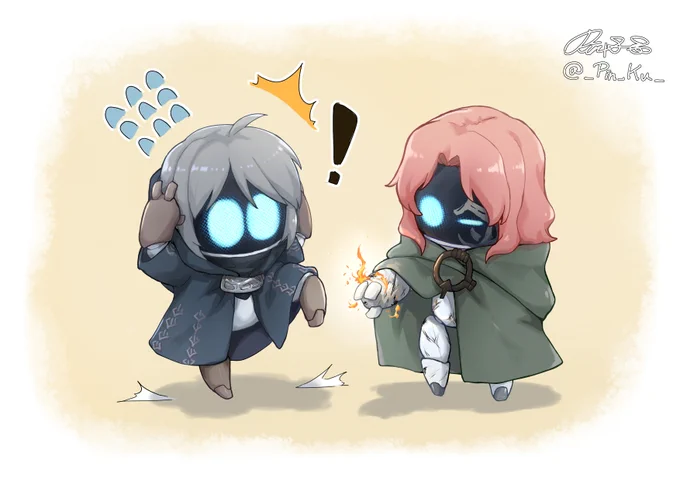 Melina bot &amp; Tarnished bot~ #EldenRing #Melina #Tarnished #エルデンリング #メリナ #褪せ人 #AstroBot #アストロボット
