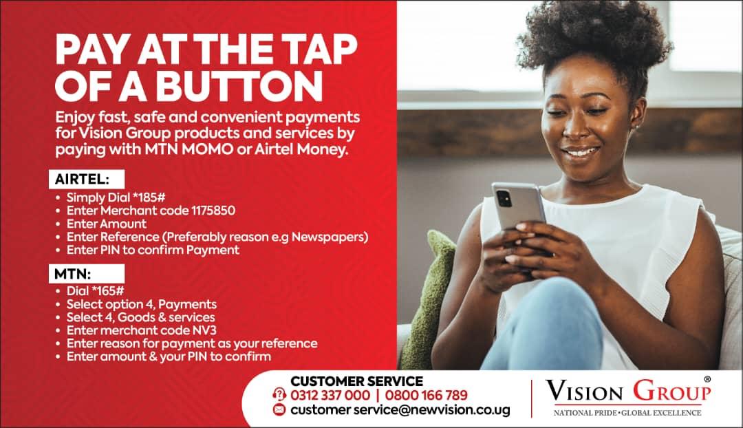 Pay for Vision Group products and services quickly and securely with MTN MOMO or Airtel Money—simple, safe, and convenient.