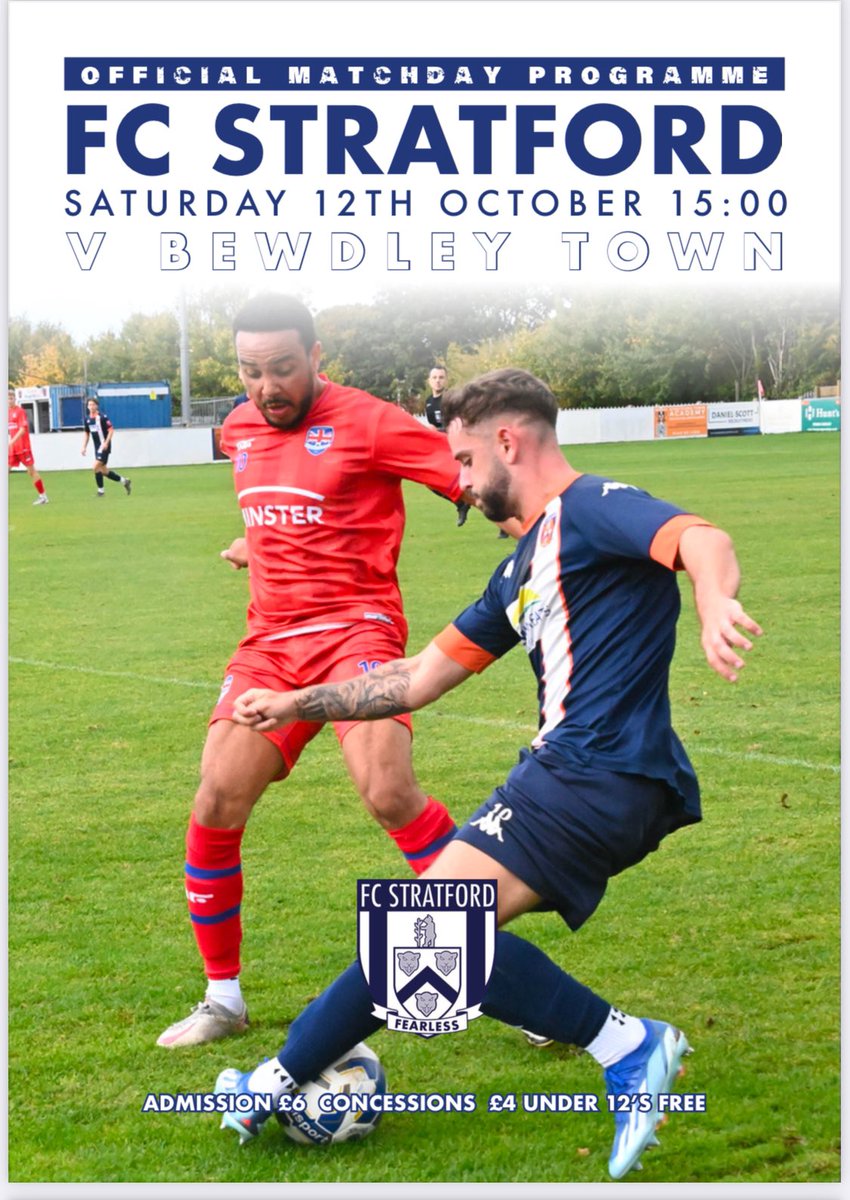 MATCHDAY | Come down to the Arden’s Garages stadium today for 3pm KO.
5th placed FC take on 7th placed Bewdley Town. Pick up one of brilliant match day programmes. #UPTHEFCBEARS! 

🆚 <a href="/BewdleyTownFC/">Bewdley Town FC</a>
🗓️ 12/10/24
⏰ 15:00
🏆 @hellenicleague Div 1
📍 Arden’s Garages Stadium