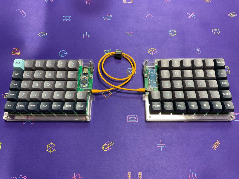 0002ozlet's tweet photo. 自分が設計したオーソリニアの #自作キーボード #cool650 と #cool664 は爆売れしないが、たまに売れる。基板はあるが、アクリル部品の在庫がないままになっていた。とうとう重い腰を上げて、アクリル部品を発注したら、送料が27ドルとなり、たまげた。届いたら、在庫を補充します。 https://t.co/0Q8kKwCTUr