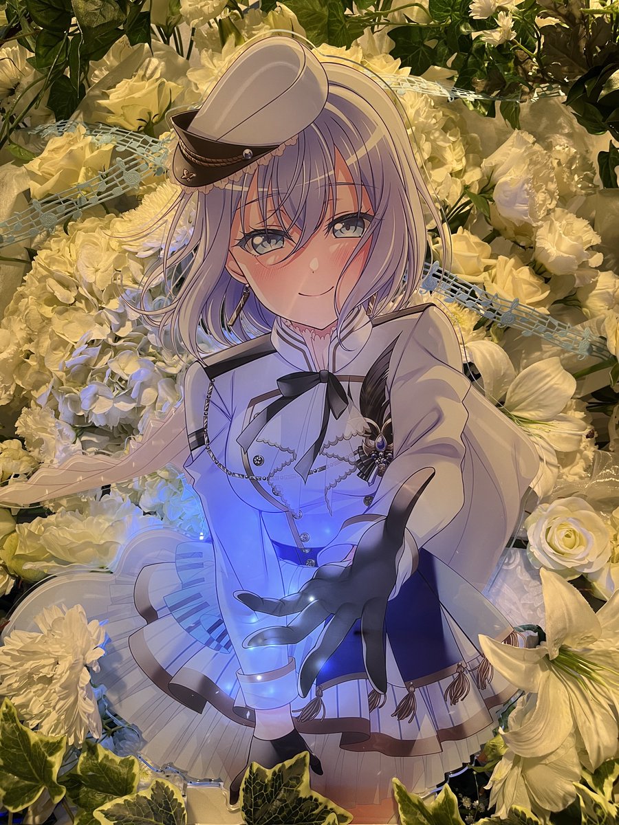 フラスタでましろちゃんを描かせて頂きました❗️ 光栄で貴重な経験を