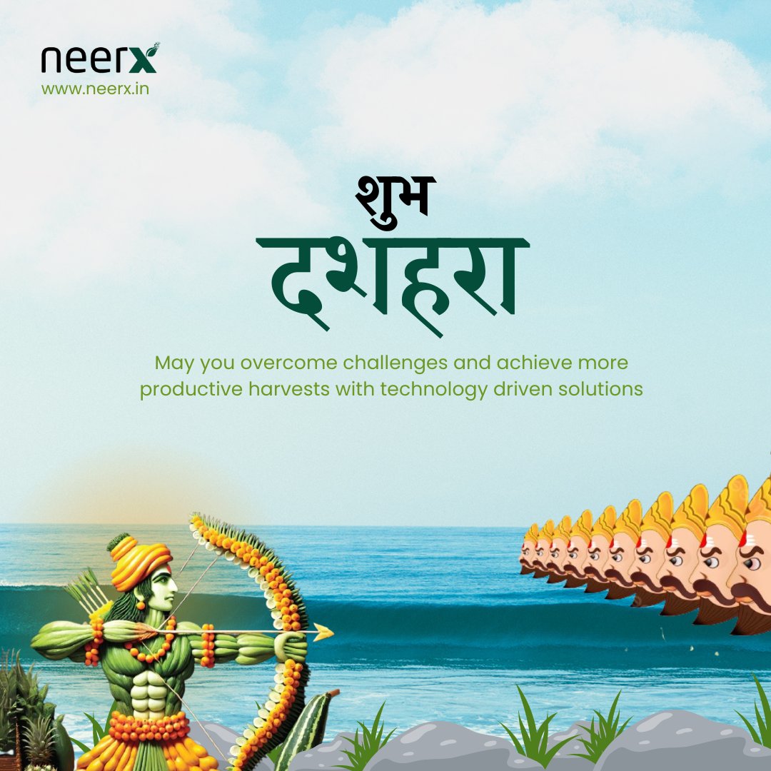 On this Dussehra, may you overcome every challenge in your farming journey, empowered by technology and innovation and cultivate a future of stronger, more productive harvests. Wishing you success and growth from seed to yield.
#Dussehra2024  #agritech #farming