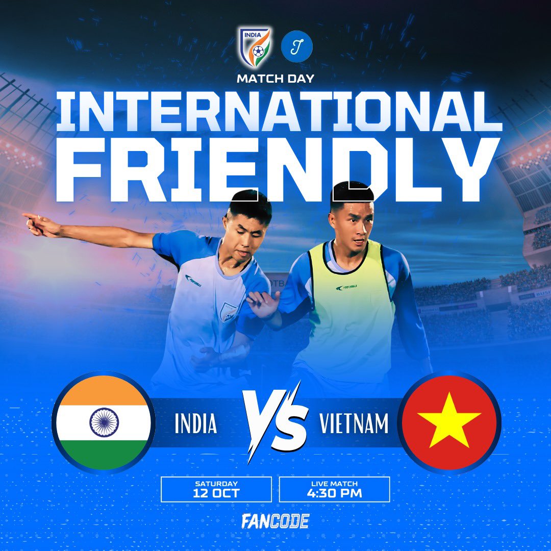 IndiaSportsHub's tweet photo. 𝐂𝐨𝐧𝐭𝐞𝐬𝐭 𝐀𝐥𝐞𝐫𝐭 🚨 𝐌𝐀𝐓𝐂𝐇𝐃𝐀𝐘 🇮🇳 VS 🇻🇳 

Predict the score of the match today, the correct winner who posts earliest will be declared winner

Rules
🚨 Follow @IndiaSportsHub 
🚨 Share answers quoting this post

#IndVie #Football https://t.co/WS4NGKMgnL
