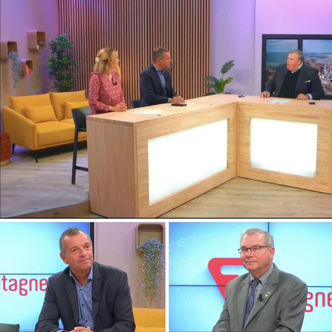 Stéphane Besnier (@besnier_tvr) on Twitter photo Invités de 7 en #Bretagne <a href="/TebeoTV_Tebesud/">Tébéo & Tébésud TV - Les Télés Locales Bretonnes</a> <a href="/TVR35/">TVR La chaîne</a> 📍<a href="/HuguesMeili/">Hugues Meili</a> Président <a href="/BretagneBDI/">Bretagne Développement Innovation</a> et <a href="/Niji_Digital/">Niji_Digital</a> pour l’édition 2024 <a href="/sial_paris/">SIAL Paris</a> le salon international de l’alimentation 📍#EricBeaty ancien attaché économique au Consulat des États-Unis pour les élections 🇺🇸 <a href="/ClaireGriot/">Claire Griot</a> Invités de 7 en #Bretagne <a href="/TebeoTV_Tebesud/">Tébéo & Tébésud TV - Les Télés Locales Bretonnes</a> <a href="/TVR35/">TVR La chaîne</a> 📍<a href="/HuguesMeili/">Hugues Meili</a> Président <a href="/BretagneBDI/">Bretagne Développement Innovation</a> et <a href="/Niji_Digital/">Niji_Digital</a> pour l’édition 2024 <a href="/sial_paris/">SIAL Paris</a> le salon international de l’alimentation 📍#EricBeaty ancien attaché économique au Consulat des États-Unis pour les élections 🇺🇸 <a href="/ClaireGriot/">Claire Griot</a>