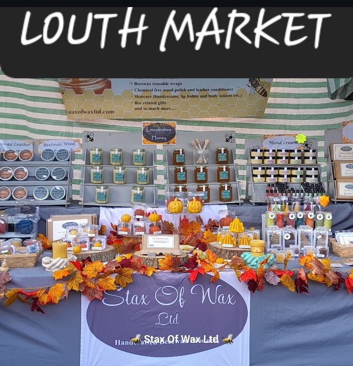 Good morning,  I'm  on Louth Market today with your local honey and beeswax products. 

#honey #honeyproducts #gifts #autumnfeels #halloween #october🍁  #Louthmarket #louthlincolnshire