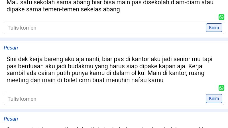 AlexAlbertCo's tweet photo. Anjing kerja di mana Lo? Pass gua datang buat interview langsung gua sodorin kontol yak? Pass Lo lagi meeting gua isi vibrator bool lo pass lagi fokus fokus nya bakal gua kencengin vibran nya dan kalo Lo mau di kurangi vibran nya Lo harus bilang secret code nya. https://t.co/0RSqDl8Imc