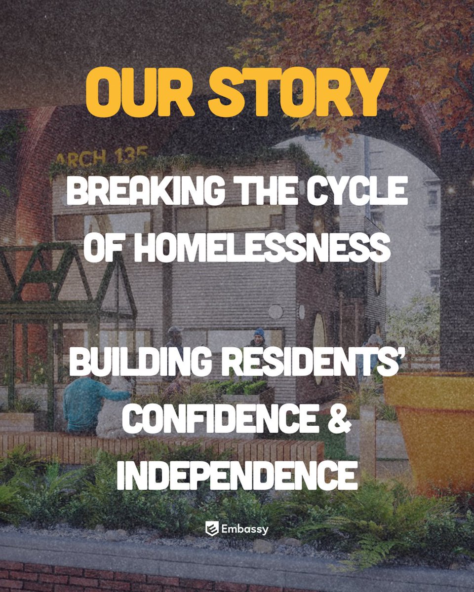 Embassy began with a repurposed luxury tour bus, offering safe shelter and support to those in need.

We evolved into a resettlement programme, providing more than just a roof over our residents' heads.
