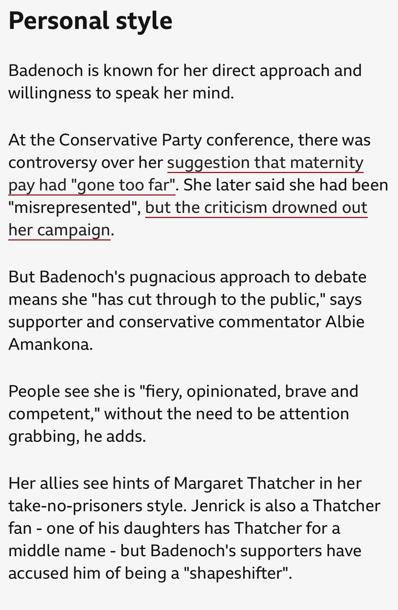 Albie (@albieamankona) on Twitter photo Some of the many reasons I’m backing <a href="/KemiBadenoch/">Kemi Badenoch</a> for Tory leader on the <a href="/BBCNews/">BBC News (UK)</a> website this morning.
Thanks <a href="/DavidSamFrancis/">Sam Francis</a> for covering this.
<a href="/renewal2030/">Renewal2030</a> Some of the many reasons I’m backing <a href="/KemiBadenoch/">Kemi Badenoch</a> for Tory leader on the <a href="/BBCNews/">BBC News (UK)</a> website this morning.
Thanks <a href="/DavidSamFrancis/">Sam Francis</a> for covering this.
<a href="/renewal2030/">Renewal2030</a>