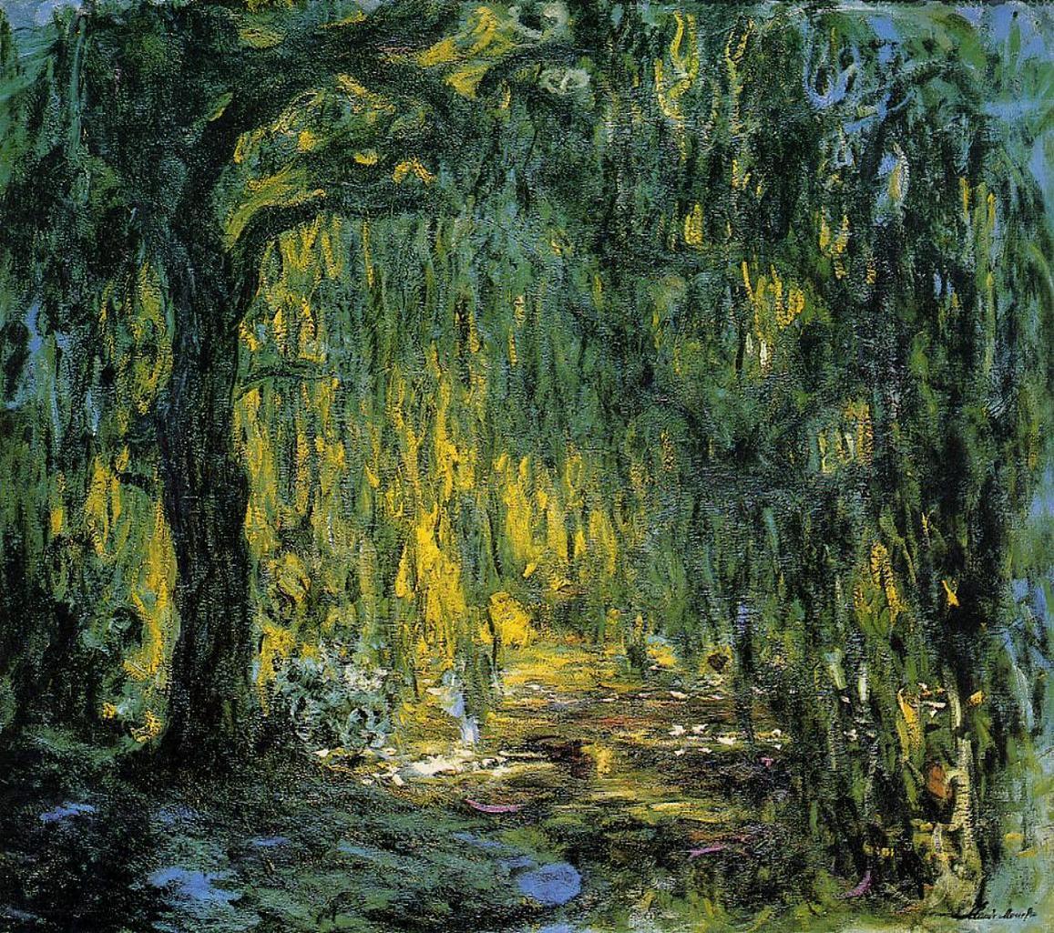 Weeping Willow, 1919 #artbots #monet