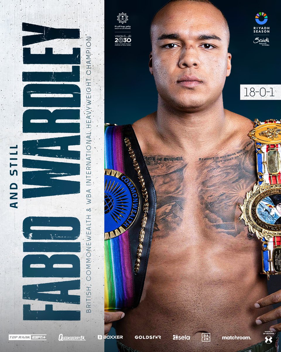 MatchroomBoxing's tweet photo. Chapter closed 📓 

@fabiowardley stops Frazer Clarke in the first round! 💣 @DAZNBoxing

#WardleyClarke2 #RiyadhSeason #BeterbievBivol https://t.co/hGWvT82X3g