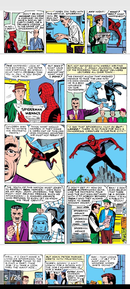 1963 وقتی Stan Lee اولین کمیک اسپایدرمن رو نوشت اولین ویلنی (villain) که براش انتخاب کرد به تعبیر من J. Jonah Janson بود
همون روزنامه نگاری که با دروغ جلوه دادن حقیقت، باعث شد که اسپایدرمن به عنوان مجرم شناخته شه