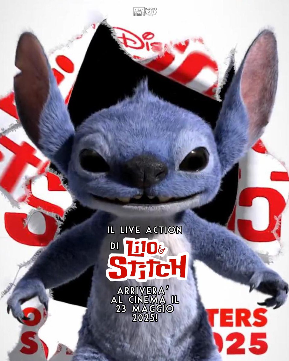 Imperoland's tweet image. Abbiamo ufficialmente una data per il #film in #liveaction di #LiloEStitch che arriverà al #cinema, almeno in America, il 23 maggio del 2025! 🌸🌴🎶

In attesa di scoprire quando arriverà anche in Italia… 
➡️ Che cosa ne pensate?