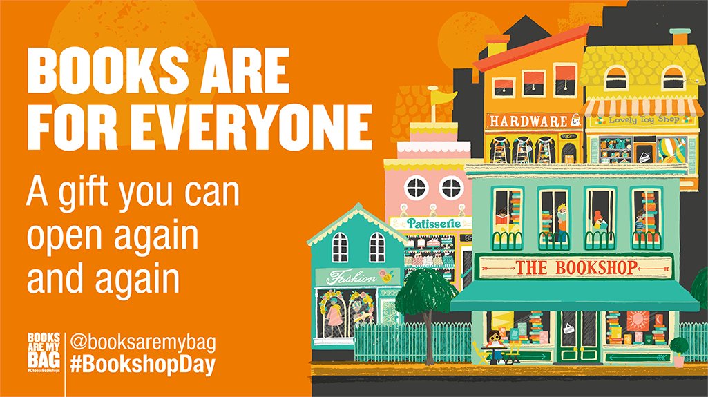 The Book Retreat (@thebookretreat) on Twitter photo Books Are For Everyone 😍
So get your Christmas gift-buying underway today on #BookshopDay! 🎄📚
Find your local bookshop: booksaremybag.com/bookshopsearch
<a href="/booksaremybag/">Books Are My Bag</a> <a href="/IndieThinking/">IndieThinking at HarperCollins</a> Books Are For Everyone 😍
So get your Christmas gift-buying underway today on #BookshopDay! 🎄📚
Find your local bookshop: booksaremybag.com/bookshopsearch
<a href="/booksaremybag/">Books Are My Bag</a> <a href="/IndieThinking/">IndieThinking at HarperCollins</a>