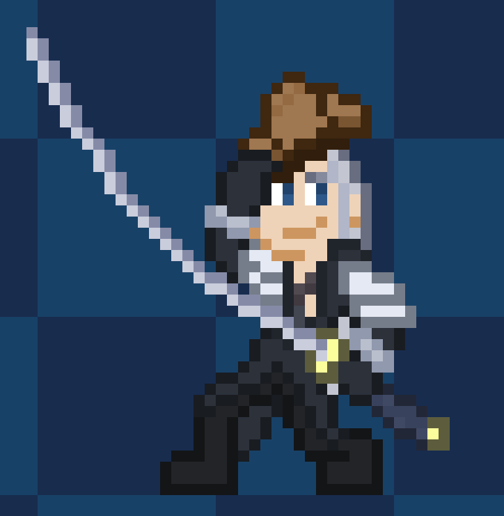 Farolicious's tweet photo. Sephiroth: Come yeehaw with me Cloud.

#FinalFantasyVII #pixelartist https://t.co/R5MqhuROK4